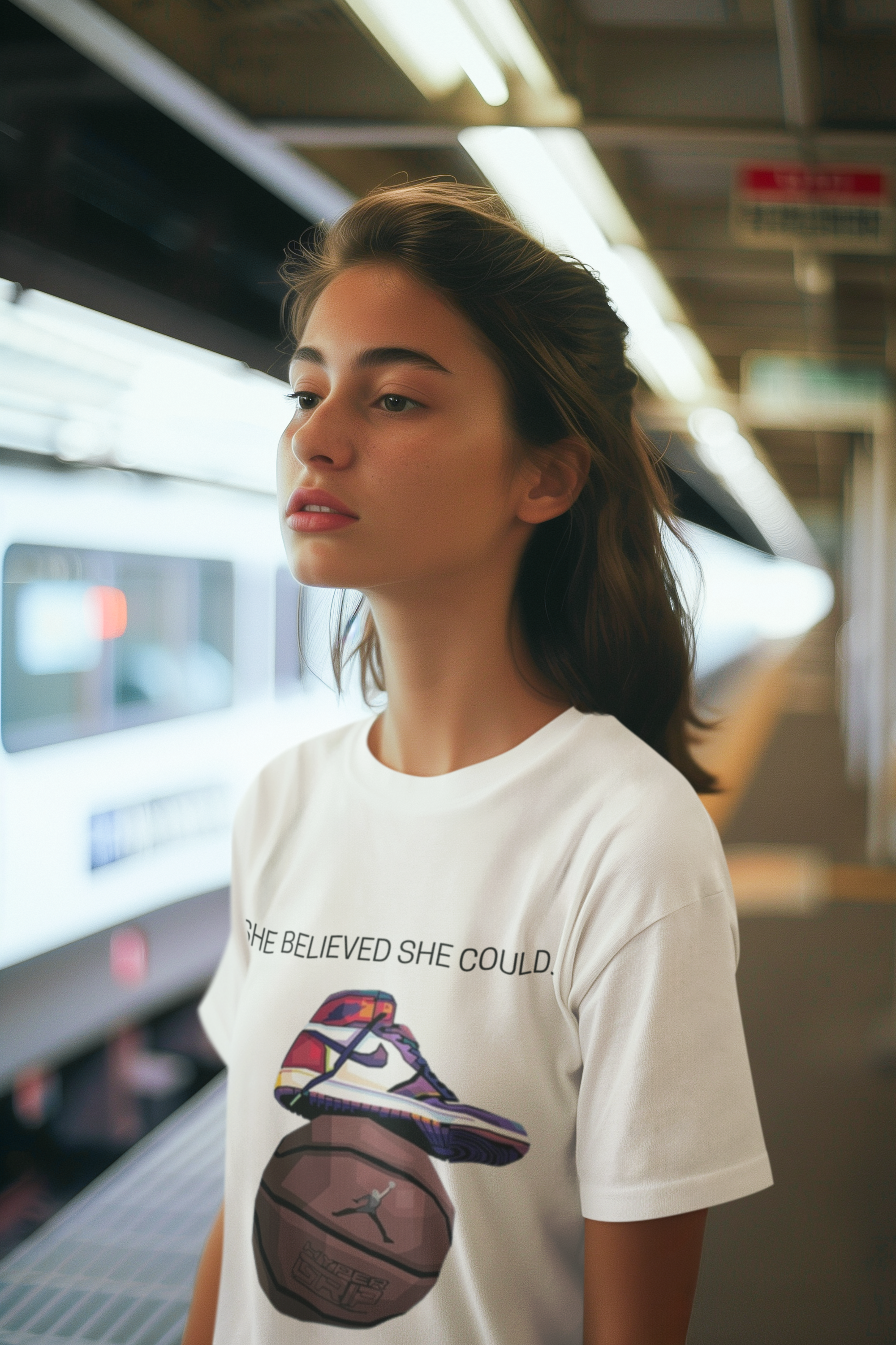 🏀She Believed She Could" Faith Tee 👑