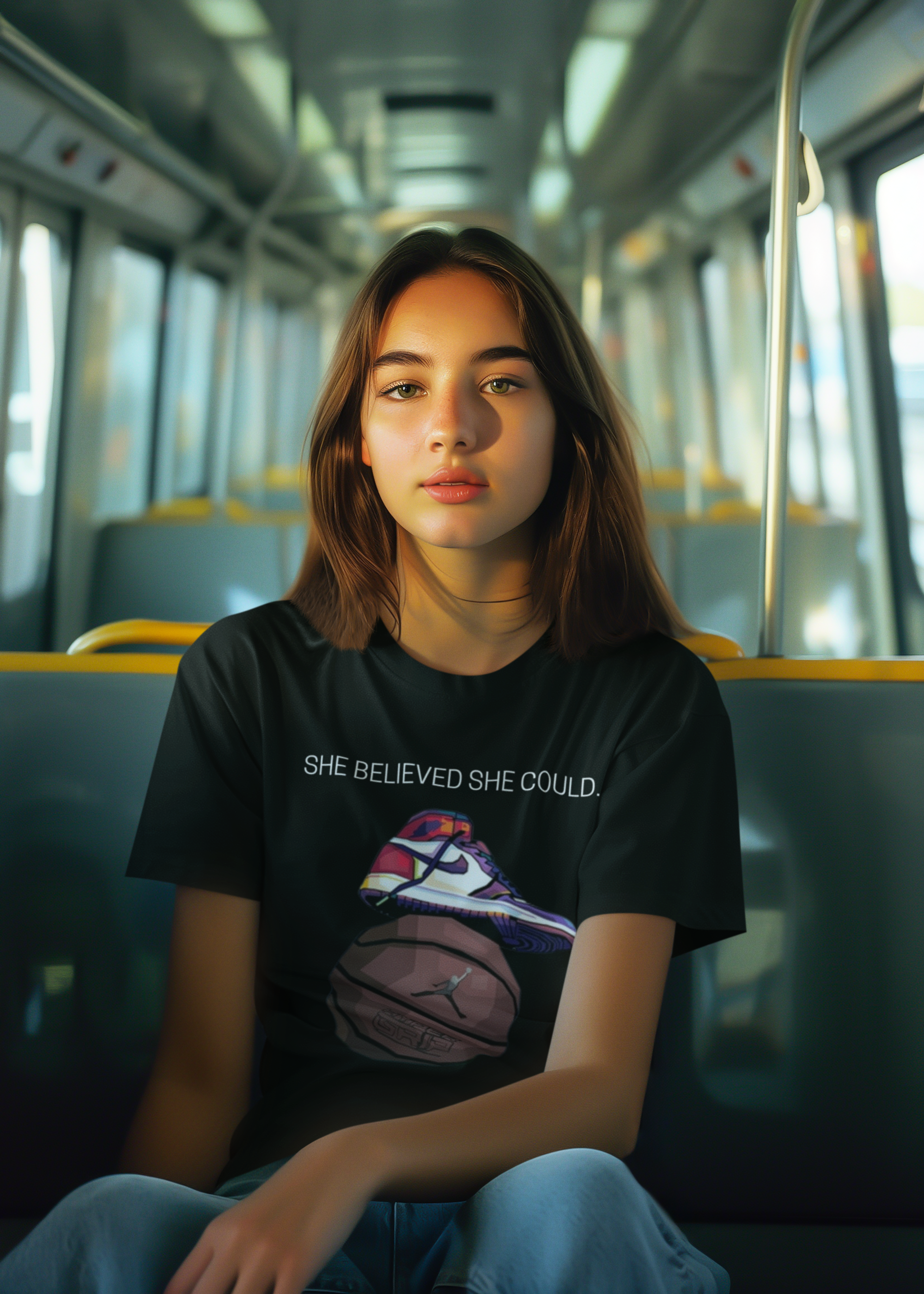 🏀She Believed She Could" Faith Tee 👑