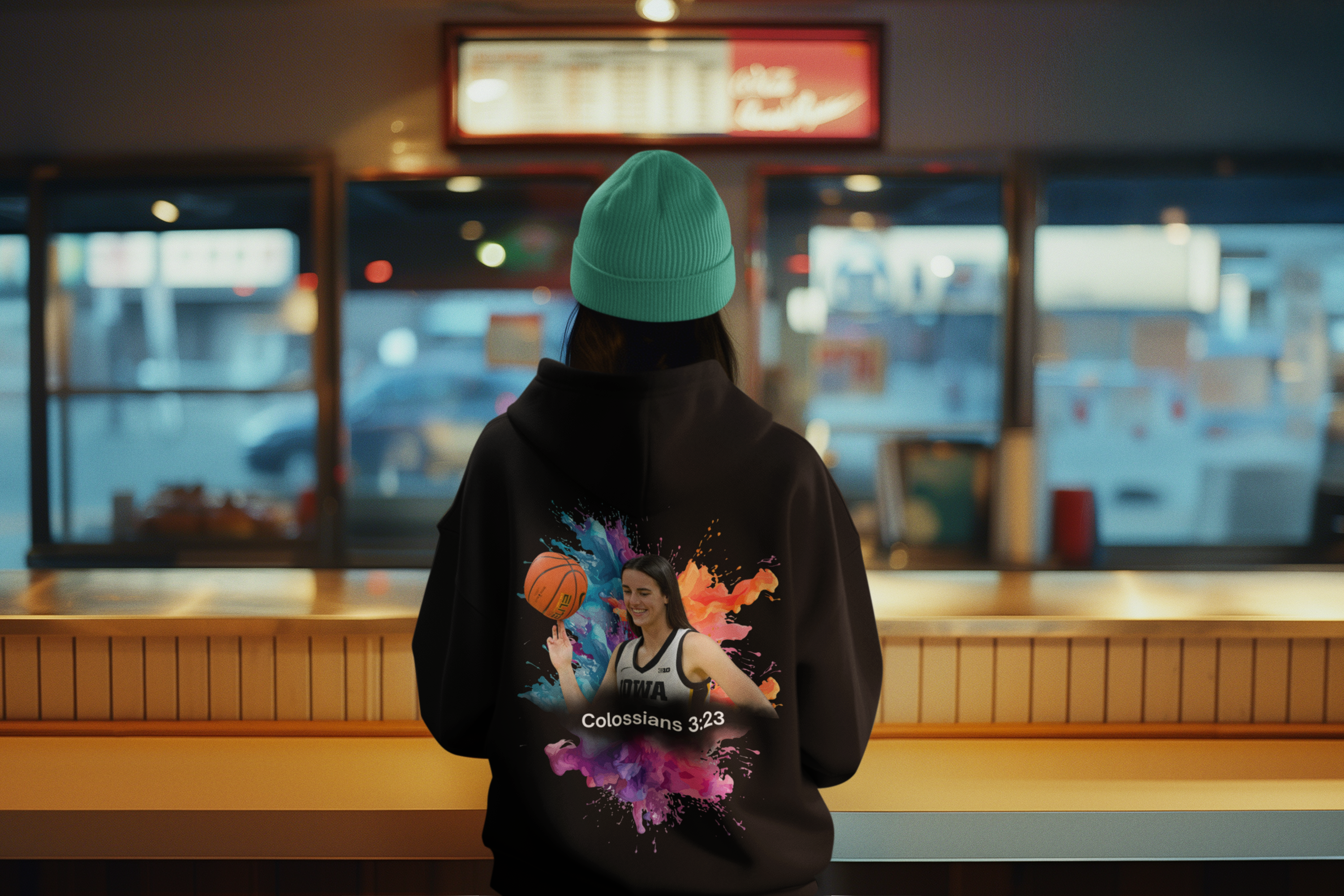 🏀"She Believed She Could" Caitlin Clark Faith Hoodie 🙏🏀