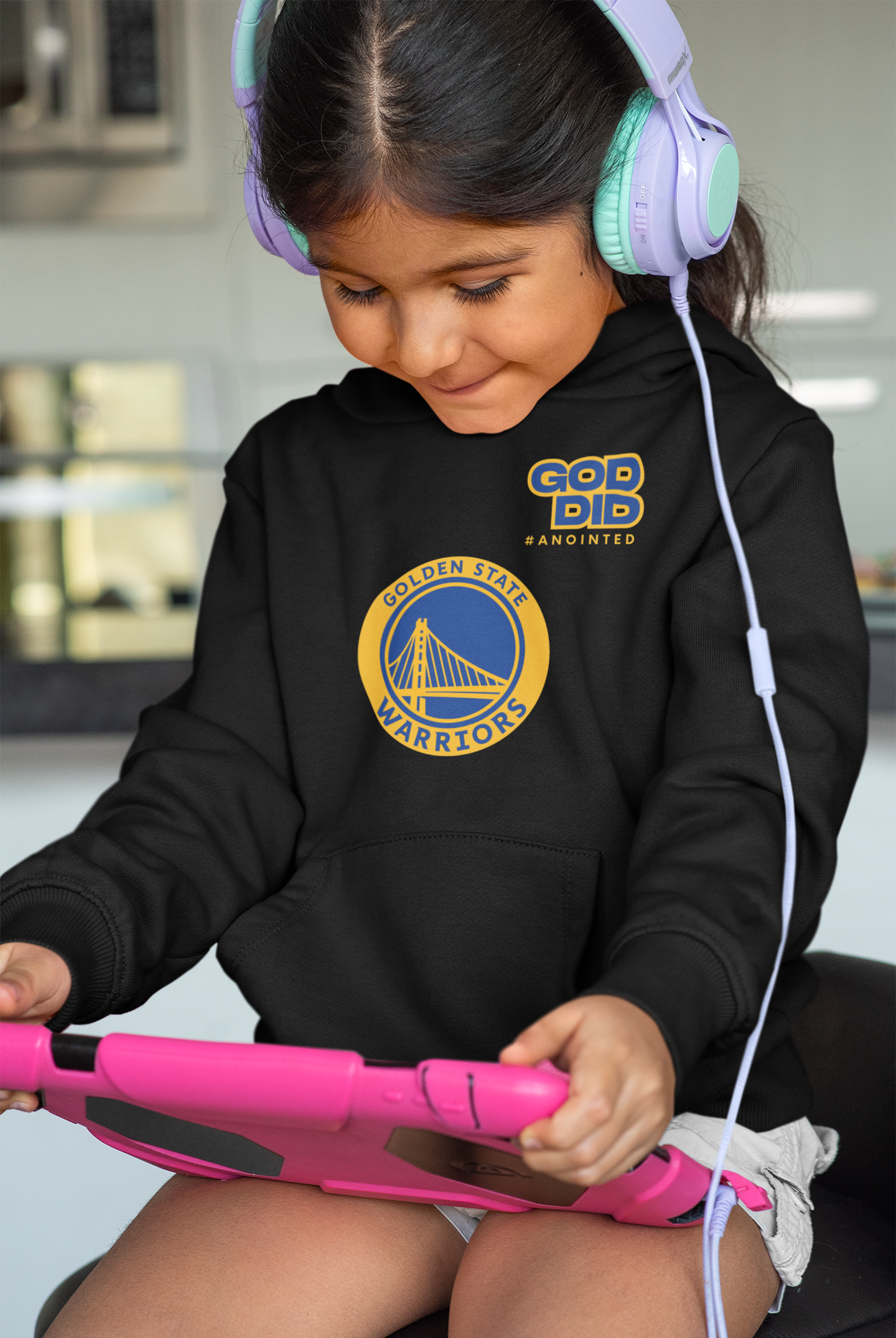 🔥 The "God Did" Golden State Warriors Hoodie | Blessed & Ballin' 🏀🙏