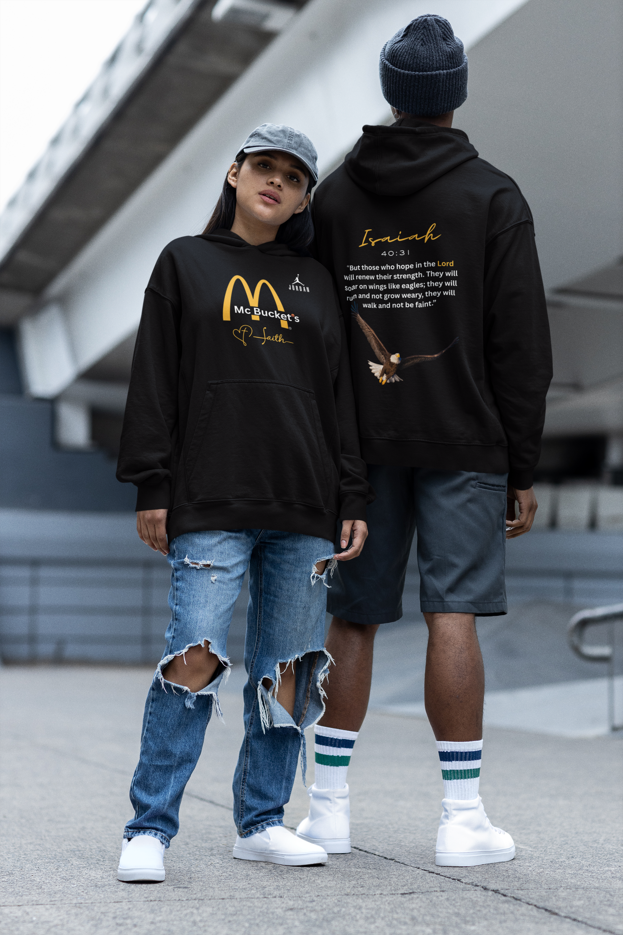 🏀McBucket's Faithwear Hoodie (Youth)